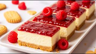 Einfache Cheesecake Bars in 7 Minuten! ? Ohne Backen!