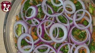 How to make  sri lankan spring onion salad by ? sl 1 cook ? sinhala cooking show 2023.