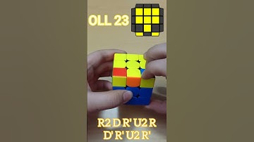 OLL 23 Algorithm | CFOP Method - Rubik 3x3 | Thiên Phúc Cuber Channel #Shorts