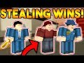 STEALING PEOPLE'S WINS IN ARSENAL! (ROBLOX)