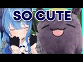 Suisei being head over heels over Ina's tako plushie【Hololive | Eng Sub】