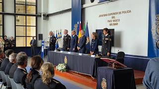 Acto de toma de posesión de la nueva Jefa Superior de Policía del País Vasco