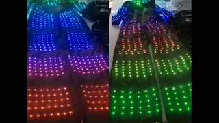 LED stilt robot costume TC 078 with light on back pants