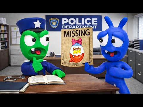 Pea Pea Turns Into a Police Officer to Hunt for the Lost Kinder Egg — Can He Find It!