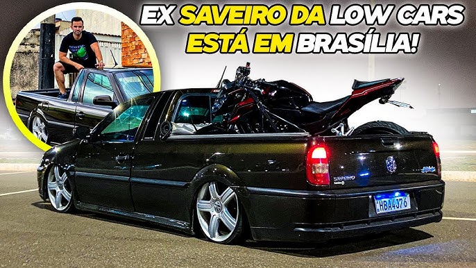 EstiloDUB - ☑ vendo saveiro 1.8 ap 2001/2001 com som completa ar gelando ☑  cor diferenciada ☑ madeiramento acrílico 2 meses que foi montado #abeltok ☑  Triton 8 polegadas 12 unidades 200rms