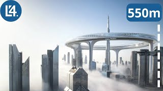 DUBAI CIRCLE: A Giant Ring-Shaped Skyscraper around the Burj Khalifa by Looking 4 (En) 2,718 views 1 year ago 8 minutes, 40 seconds