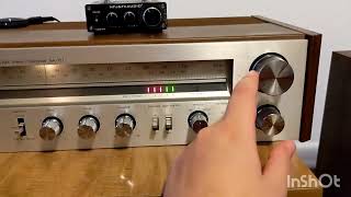 Technics SA-101 Stereo Receiver Demonstration Video