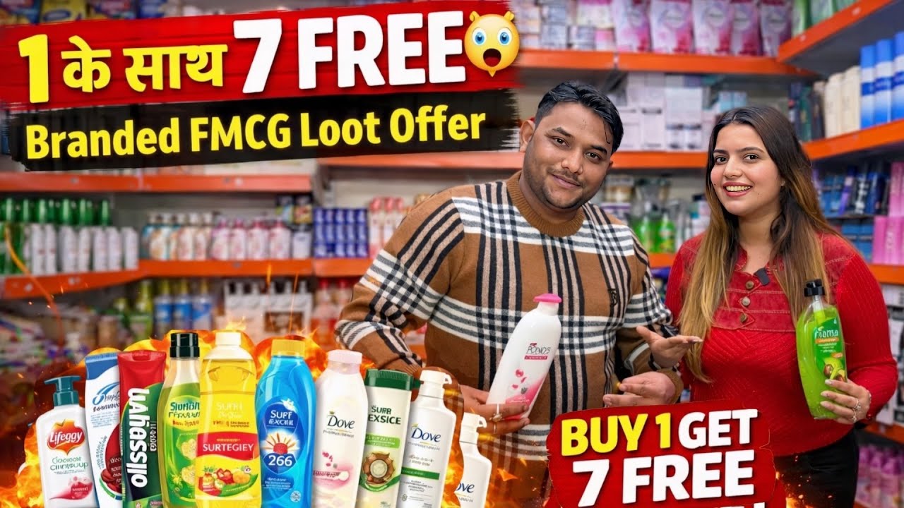 FMCG Lot Item pr Dhamakedar Sale | 95% Discount on Branded Product | Holi Offers |FMCG Warehouse 