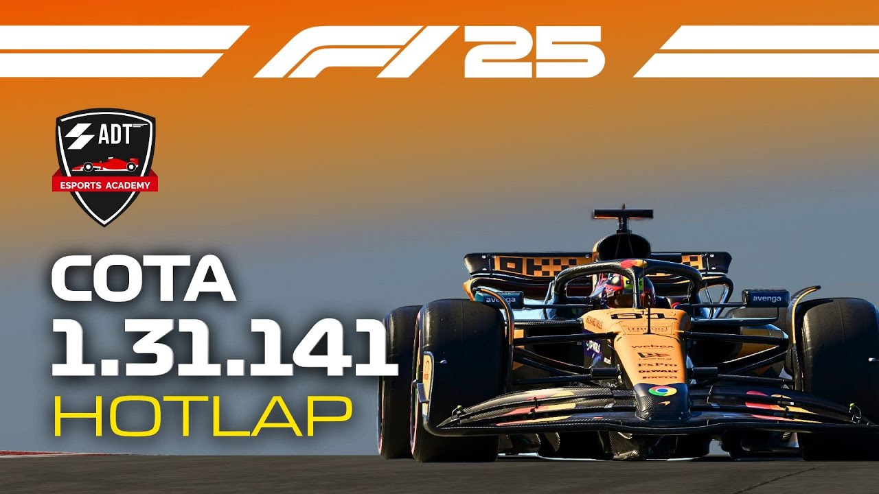 F1 25: COTA Esports Hotlap + Spiegazione Giro 🔊 (1:31:141) – Daniele Haddad 