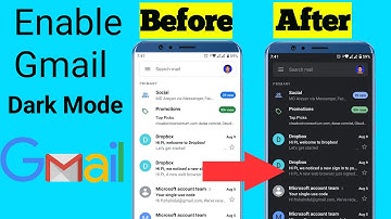 How To Enable Dark Mode In Gmail | Enable / Turn On Dark Theme In Gmail |