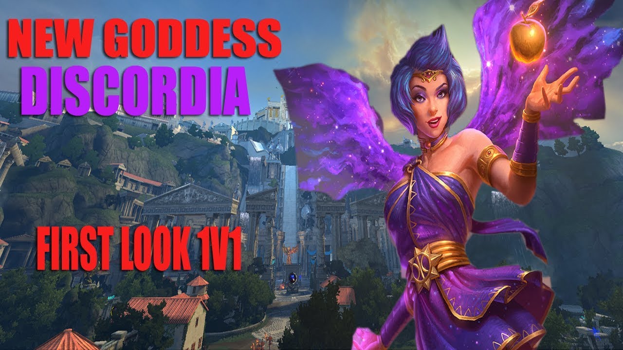 Smite: NEW GODDESS DISCORDIA FIRST LOOKS (PTS) - YouTube
