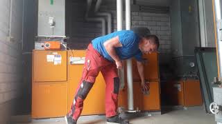 Cross-flow heat exchangers HRV in ventilation systems HVAC a brief explanation of their func
