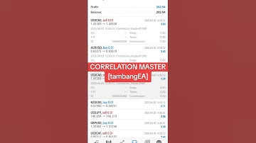 CORRELATION MASTER [tambangEA] #forex #correlation #hedging #metatrader #mt4 #mt5 #tambangea