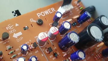 Repair Technics CD player no spin so no reading of disc. Easy hardware repair faulty resistor swap