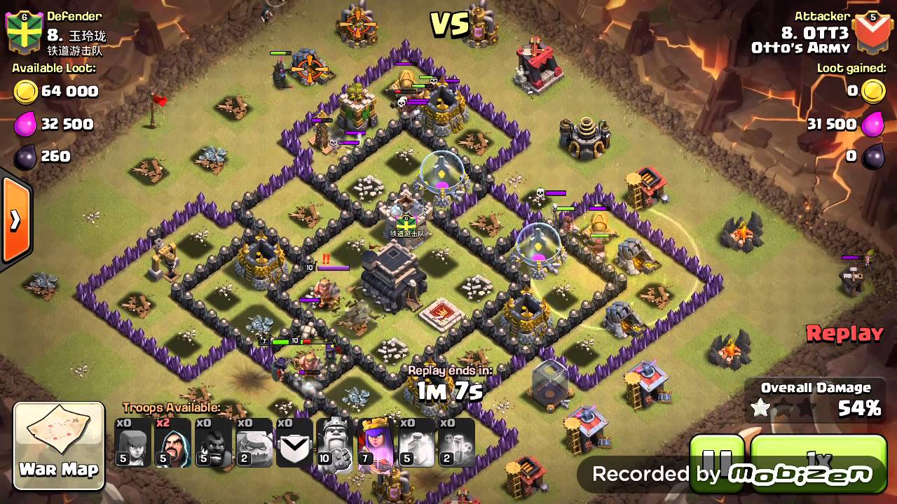 Hog Attack on TH9 (with Golem)