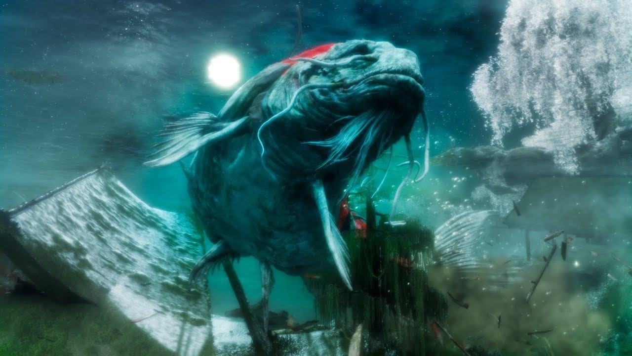 секиро карп босс. секиро карп. божественный карп. секиро карп. великий карп в секиро.