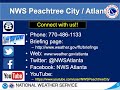 NWS Atlanta Weekly Weather Briefing for August 6, 2020