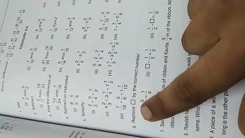 rd Sharma class 6 exercise 6.9 from question 6