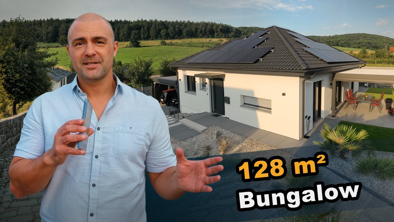 Fertighaus Bungalow 120 qm – Green Homes Haustour mit Grundriss
