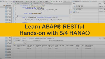 ABAP® Restful Application Programming Development with S/4 HANA® | ABAP® RAP