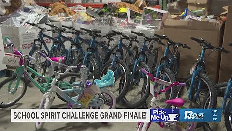 SCHOOL SPIRIT CHALLENGE | West Michigan students dropping off Toys for Tots donations