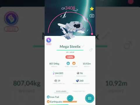 Evolution Steelix to