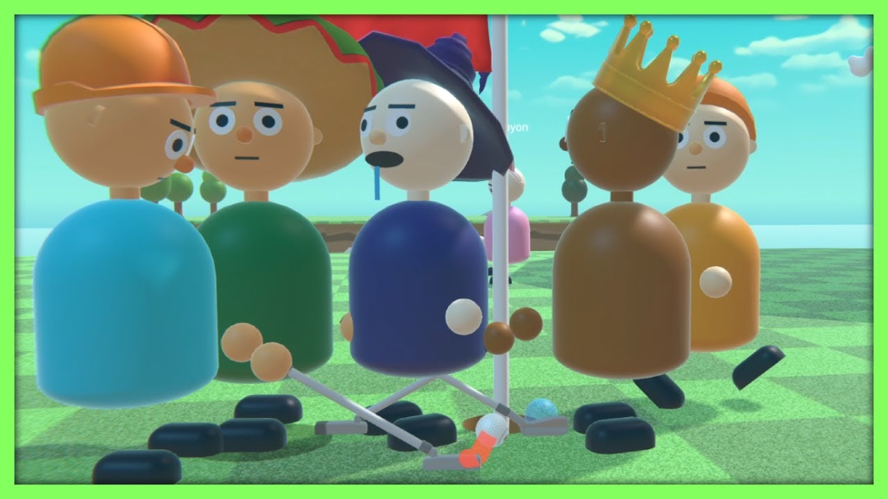 最もフィジカルな方法で妨害しあえる終わりのゴルフゲーム【限界Multiplayer Platform Golf】