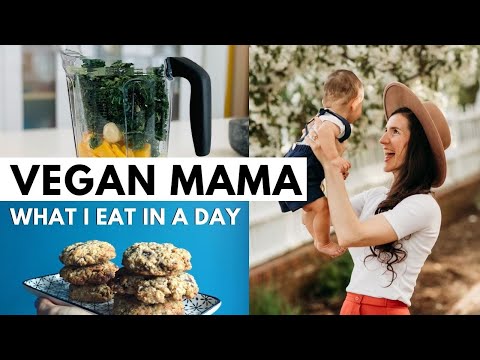 What I Eat in a Day as a Breastfeeding Vegan Mom | Galactagogues!