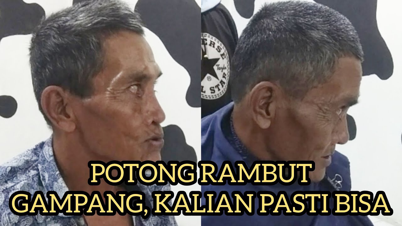  CARA  POTONG RAMBUT  CEPAT  DAN SIMPLE DIJAMIN KALIAN PASTI 