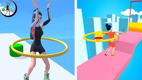 Hula Hoop Race/Noob vs Pro Vs HACKER SUPER SATISFYING Hula Hoop Race All Levels