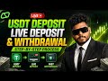 How to Deposit USDT on Olymp Trade | Real Deposit And Withdrawal Proof (TRC20) ✅