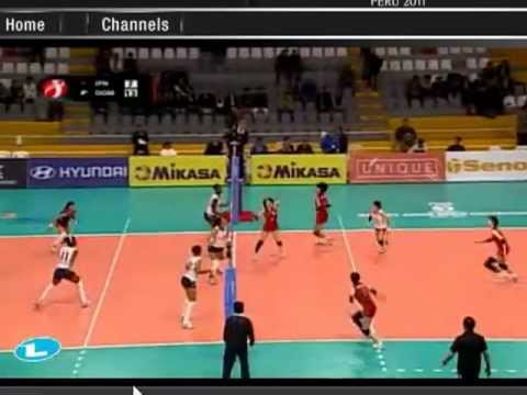 Japon x Dominicana 1 FIVB Women's Junior 2011