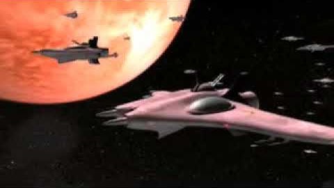 Spaceships 3D animation