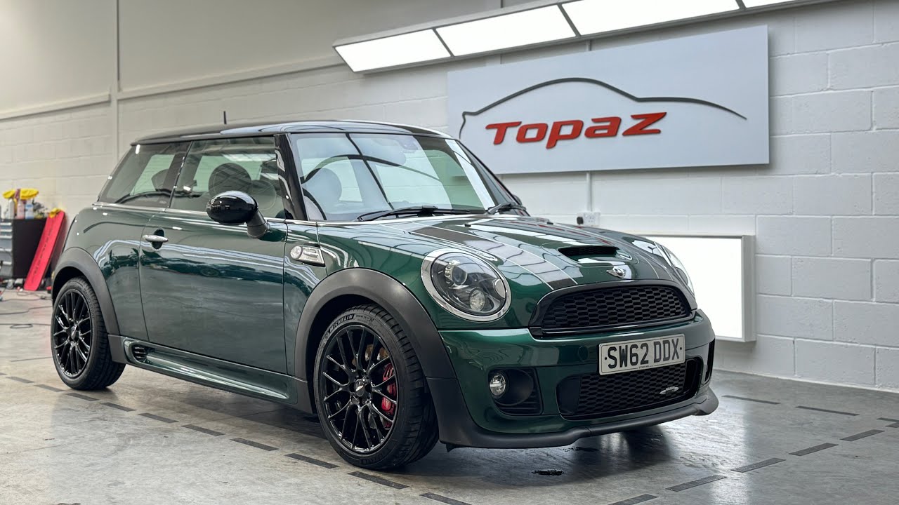 Topaz Southampton help prepare our MINI JCW to attend the launch of The Hut - Caffeine and Machine!