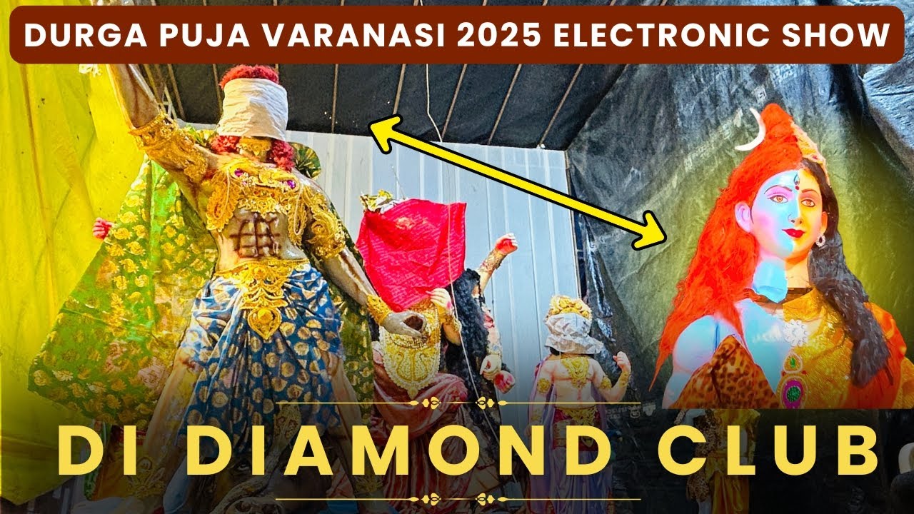 Di Diamond Club Electronic Show, Durga Puja Pandal Theme - Kedarnath Temple 