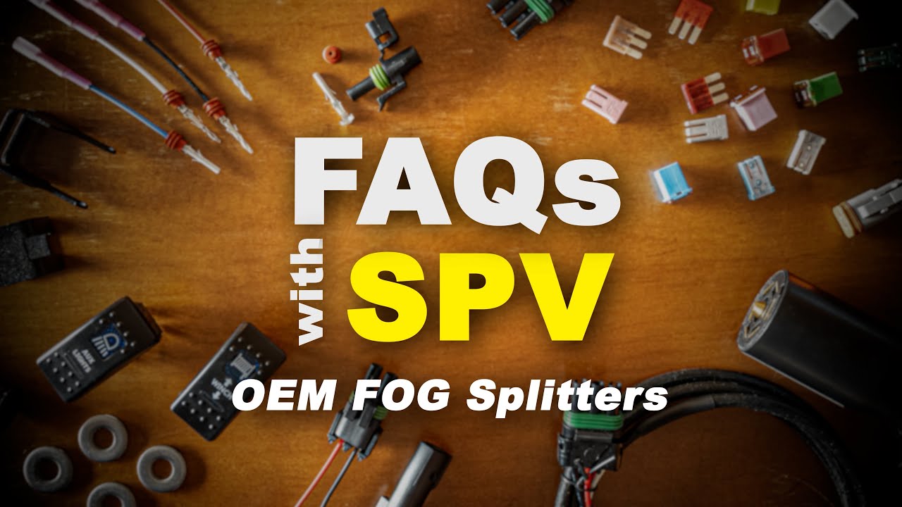 Sov Plug Filter FAQs with SPV - OEM Fog Splitter Adapters - YouTube