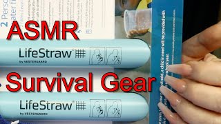 ASMR SURVIVAL GEAR | Bug Out Bag Items | Crinkles Tapping Scratching Clinking, Rubbing | JoWi ASMR screenshot 2