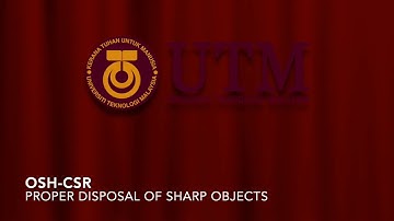 OSH-CSR proper disposal of sharp objects