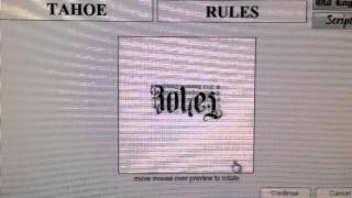 Tahoe Rules Ambigram screenshot 5