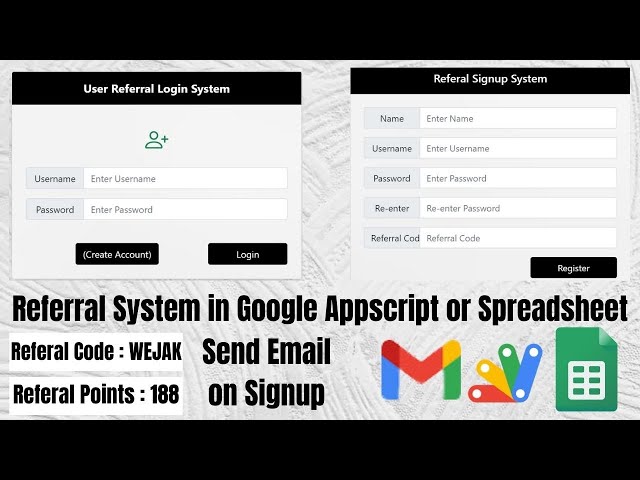 How to Build a Referral Login Portal Free for Your Website (Google Sheets Database)