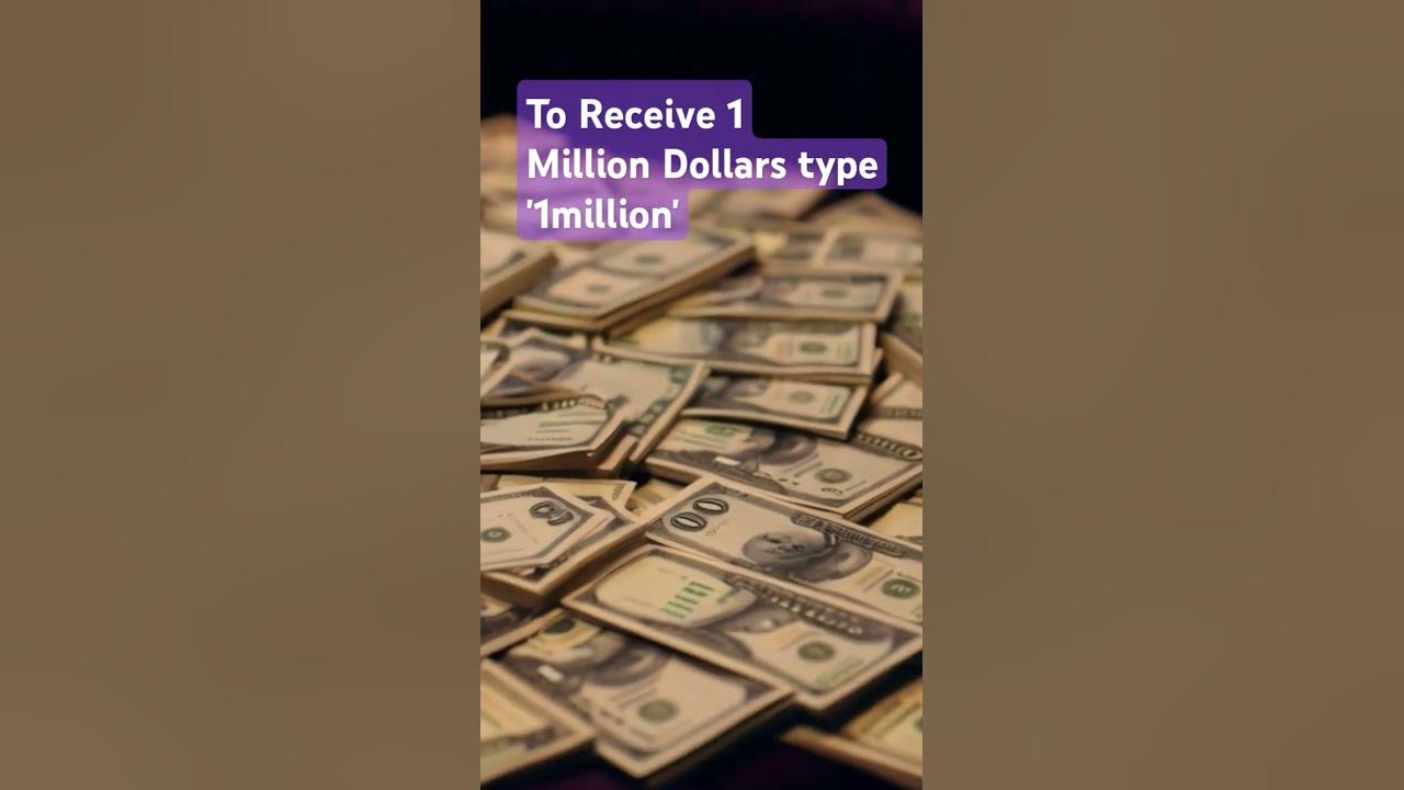 Where To Put 1 Million Dollars Receive 1 Million Dollars #story #money - YouTube
