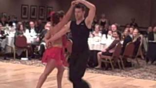 19 Action News Jenn Harcher and partner Andy Slimak (salsa)
