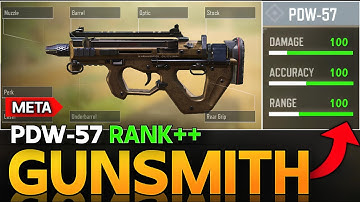 PDW-57 BEST GUNSMITH IN CALL OF DUTY MOBILE | PDW-57 BEST RANK BUILD IN COD MOBILE|
