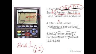Construct Frequency Tables using a Calculator