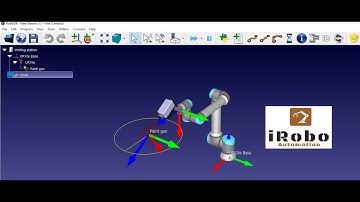 Robot Circle Trace  using Robodk + Python programming