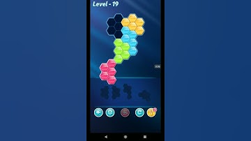 BLOCK HEXA PUZZLE LEVEL 19 ANSWERS NOVICE PACK