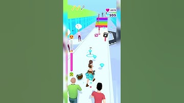 Makeover Run Funny Gameplay & wtf #shortsfeed #viralvideo #shorts