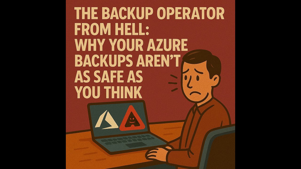 Azure Backup Security: The Backup Operator from Hell (and How to Actually Harden Your V...