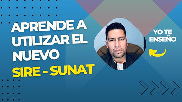 Curso completo como utilizar el nuevo SIRE Sunat