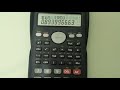 Casio Scientific Calculator Giving Wrong Trig Answers